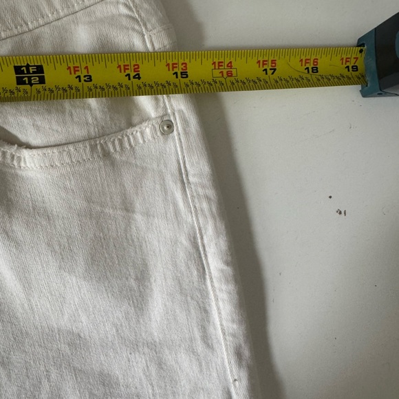 Mother Denim Off White Jeans High Waisted Looker 25 Whipping the Cream - Picture 13 of 15